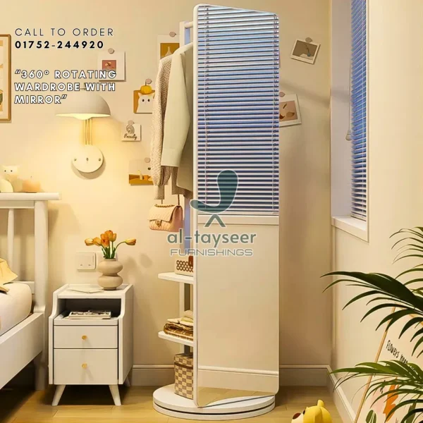 470576490_122114318408652154_1932592316122472543_n 360° Rotating Wardrobe with Mirror