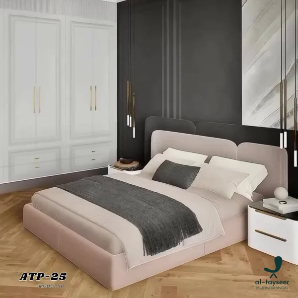 7 Luxe Upholstered Bed Set