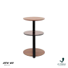 1 Tri-Layer Modern Side Table