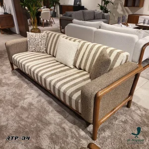 Vintage Wooden Sofa Set – Comfort Meets Classic Craftsmanship