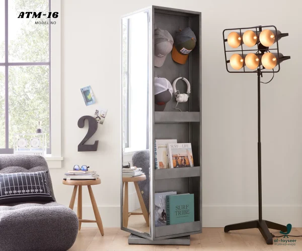 2 Vintage Revolve Locker Bookcase