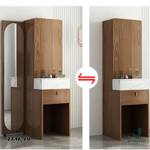 2 VersoGlow Vanity Storage Cabinet