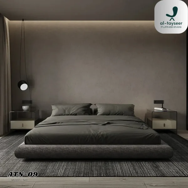 2 Zen Low-Profile Upholstered Bed
