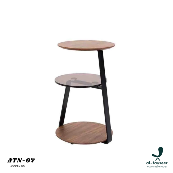 4 Tri-Layer Modern Side Table