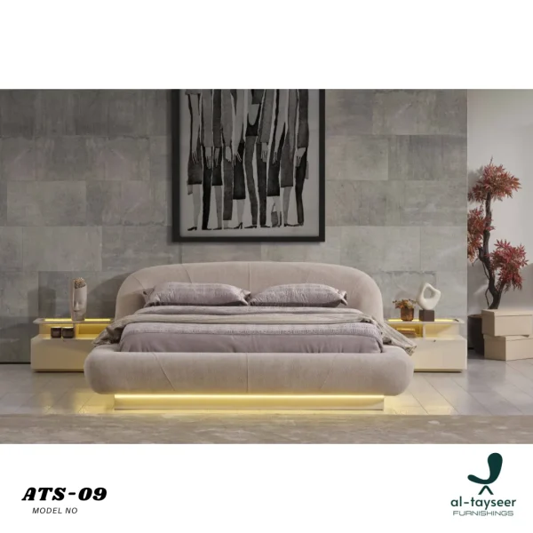44 LuxeGlow Floating Bed