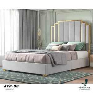 Velvet Upholstered Bed
