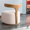 Comfort Bow Velvet Chair