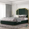 7 Velvet Upholstered Bed