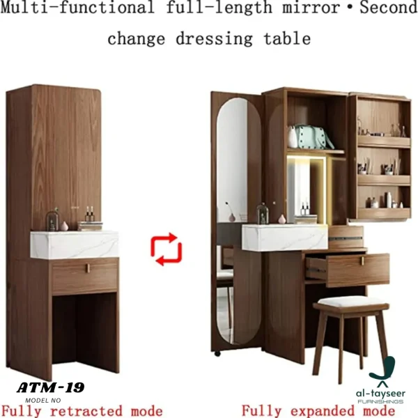 9 VersoGlow Vanity Storage Cabinet