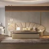 Luxury Fan-Design Bed