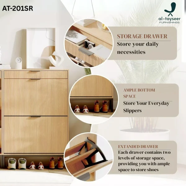 Fluted Display Ledge