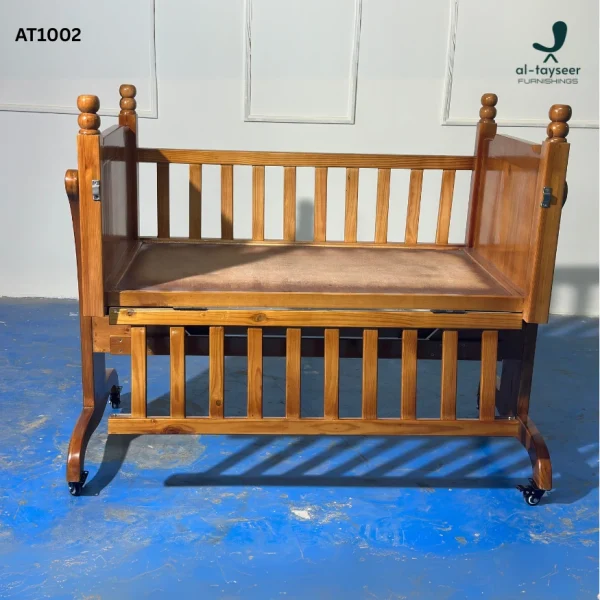 Black White Minimalist Square Frame Fashion Custom Tailor Logo - 2025-10-06T193917.714 Wooden Baby Cot