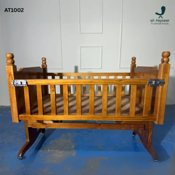 Black White Minimalist Square Frame Fashion Custom Tailor Logo - 2025-10-06T194033.022 Wooden Baby Cot