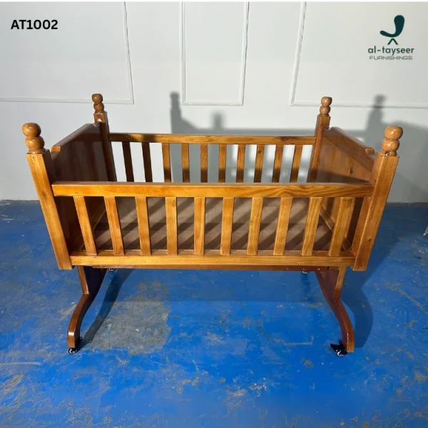 Black White Minimalist Square Frame Fashion Custom Tailor Logo - 2025-10-06T194133.496 Wooden Baby Cot