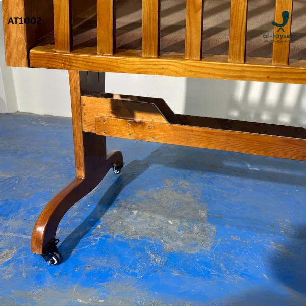 Black White Minimalist Square Frame Fashion Custom Tailor Logo - 2025-10-06T194824.641 Wooden Baby Cot